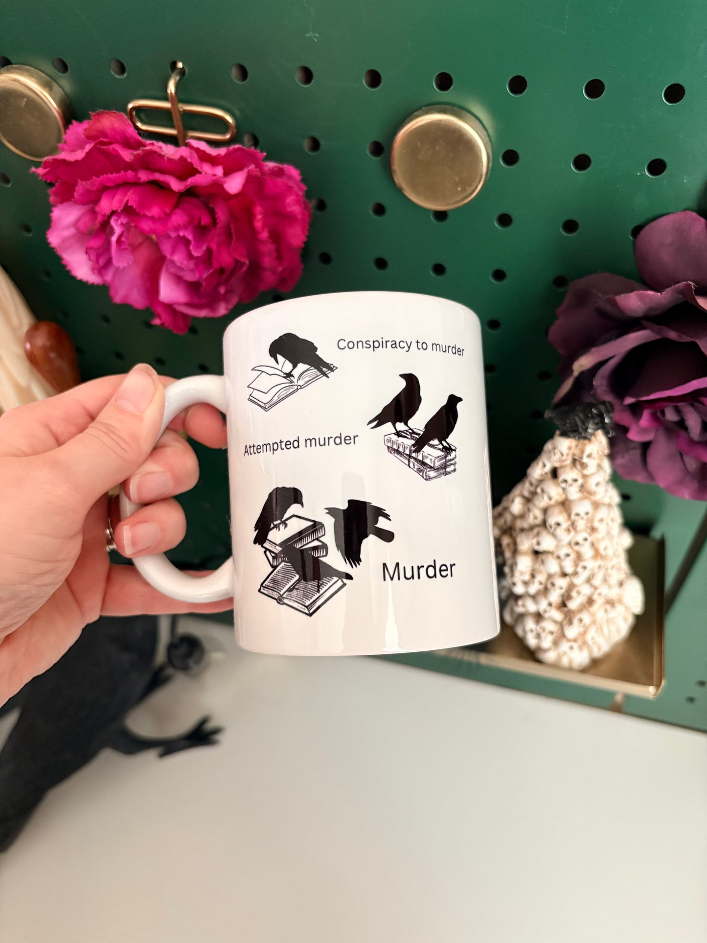 Raven mug