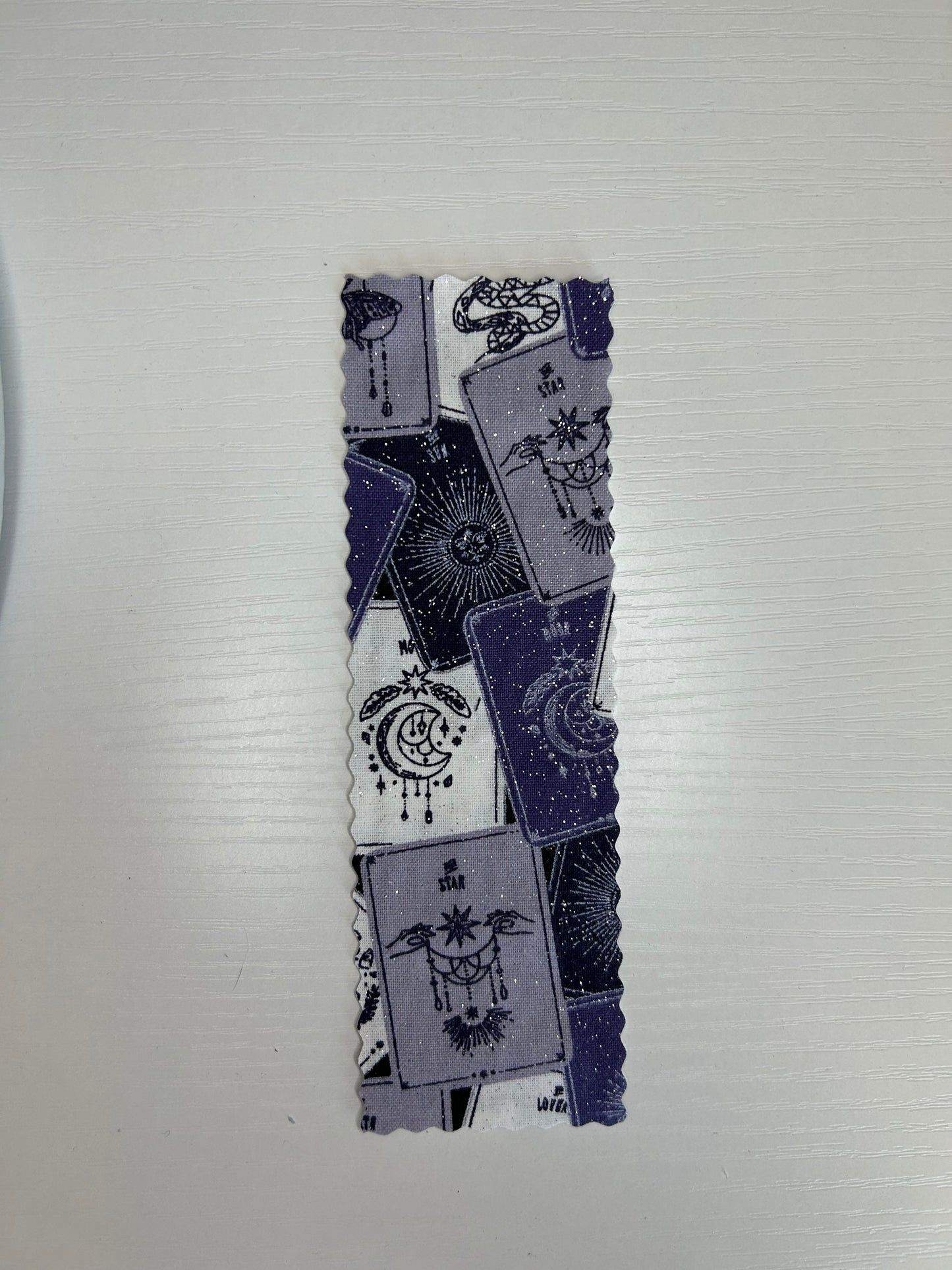 Spooky fabric bookmark