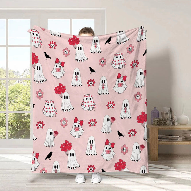 Valentine's blind date with a book and blanket