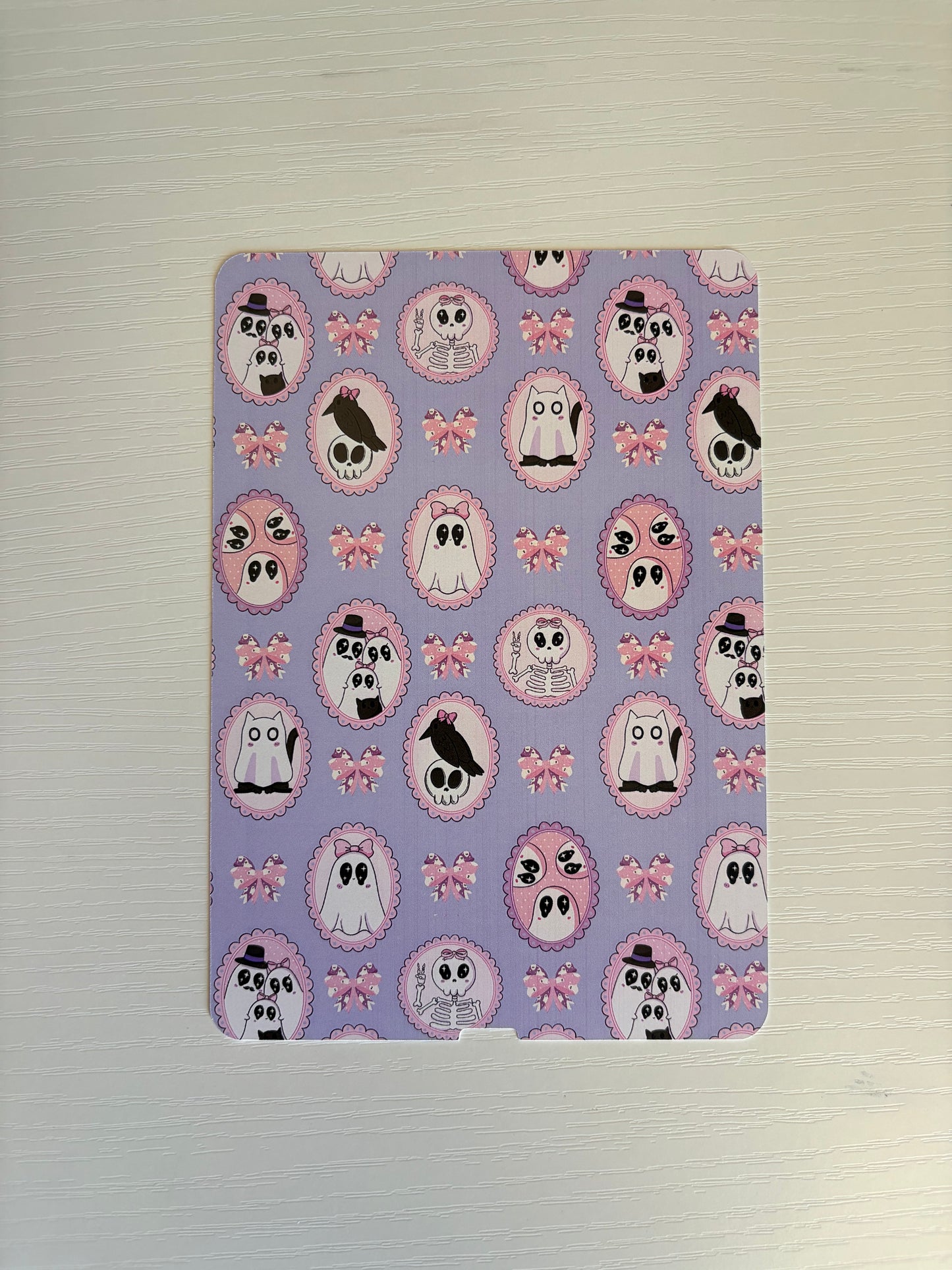 Purple Ghosts in Frames Kindle insert for clear cases