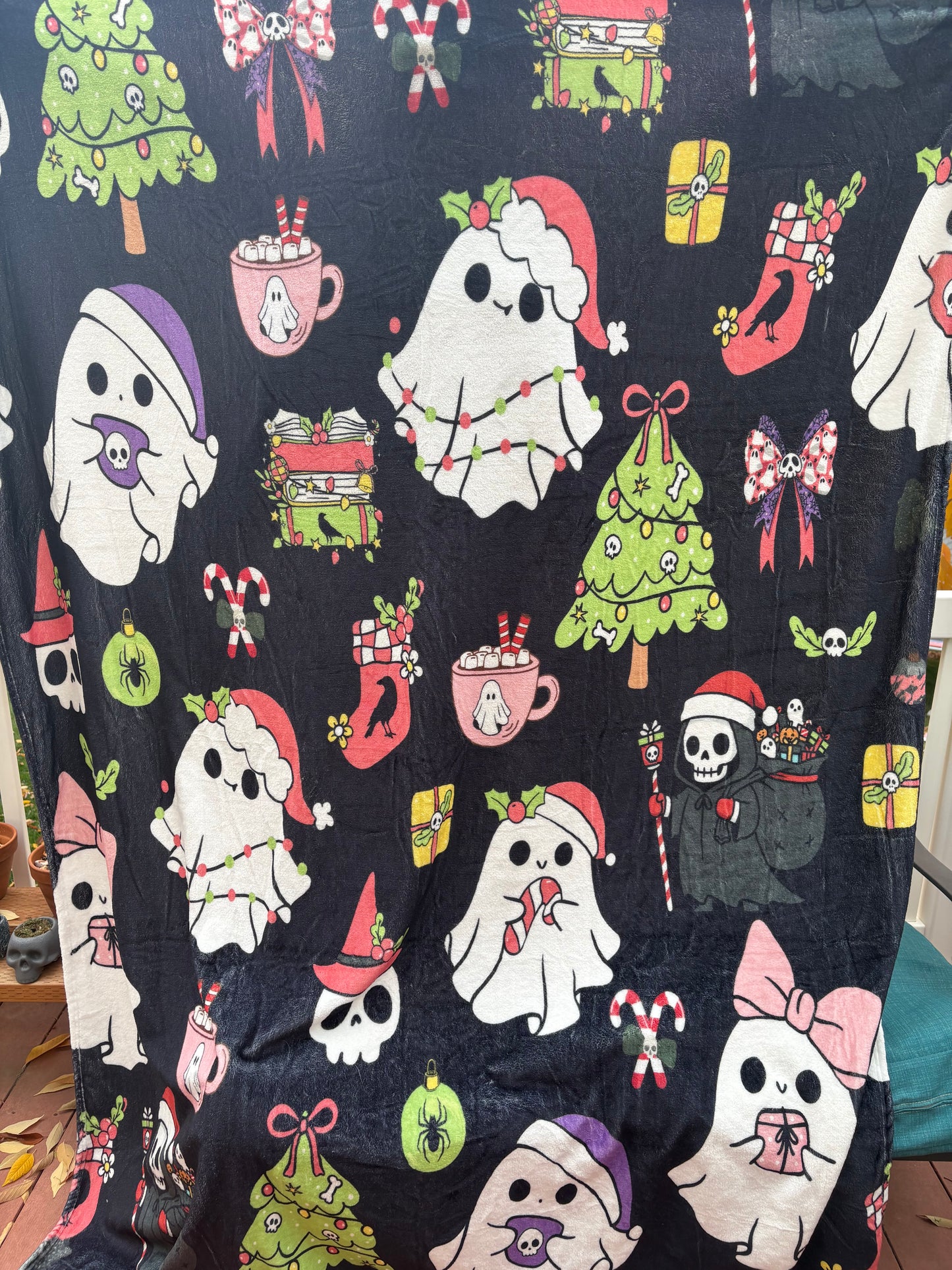 Spooky Christmas Blanket