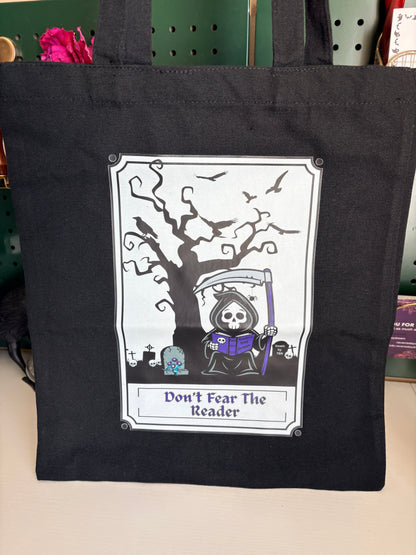 Don't Fear The Reader tote bag