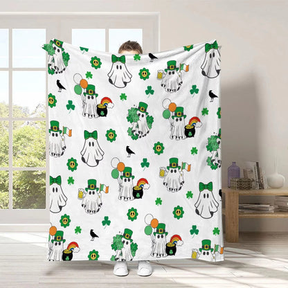 St. Patricks Day Blind date with a Book and Blanket