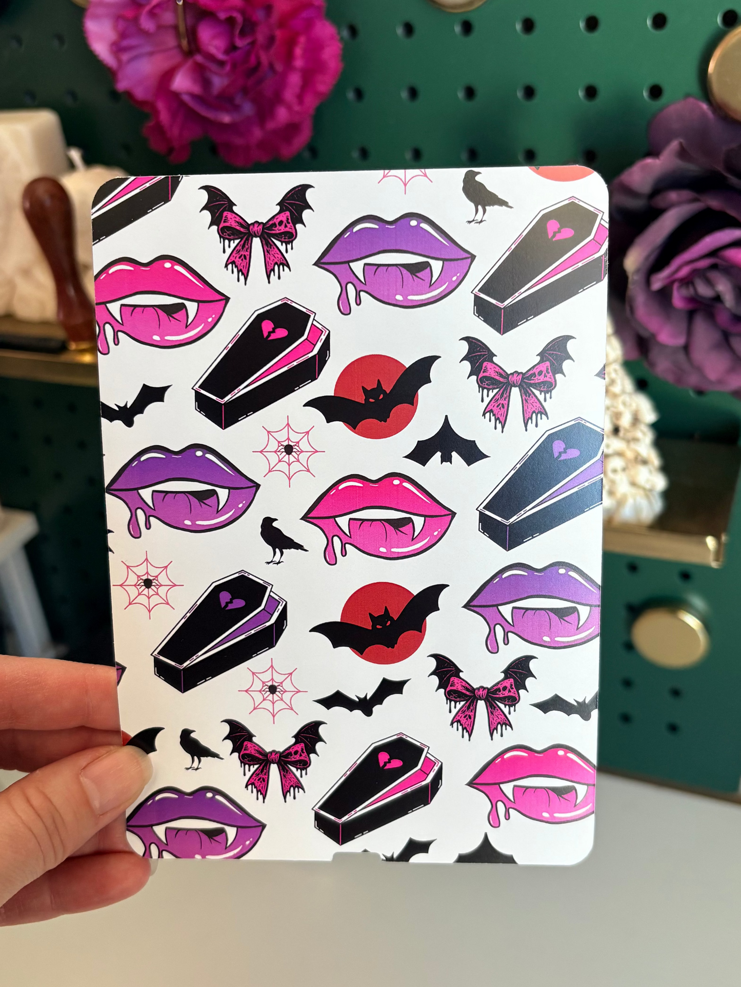 Vampire Kindle insert for clear cases