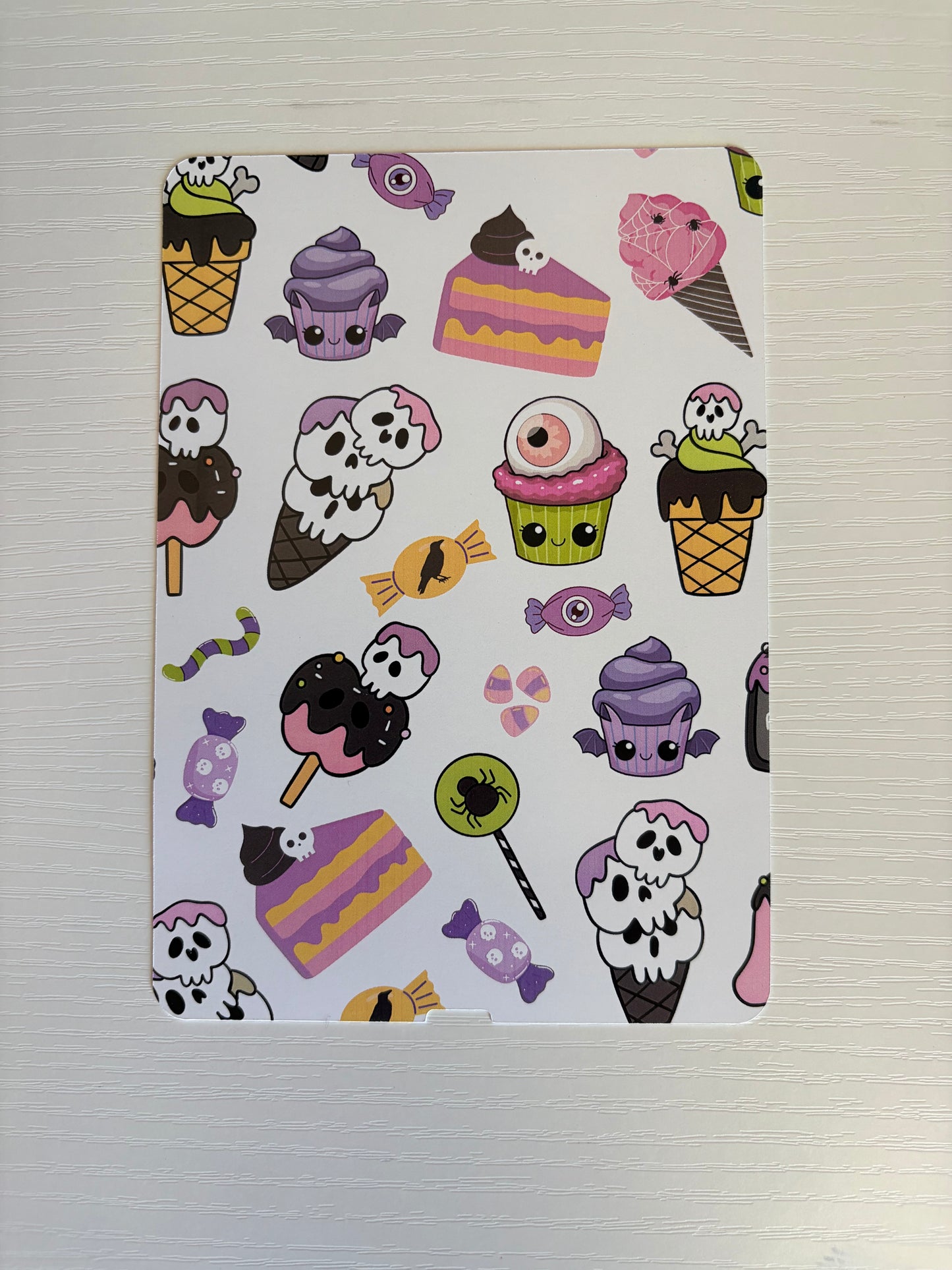 Spooky Treats Kindle insert for clear cases