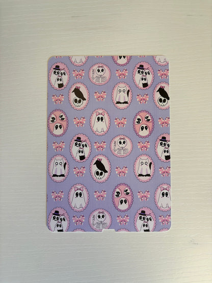 Purple Ghosts in Frames Kindle insert for clear cases